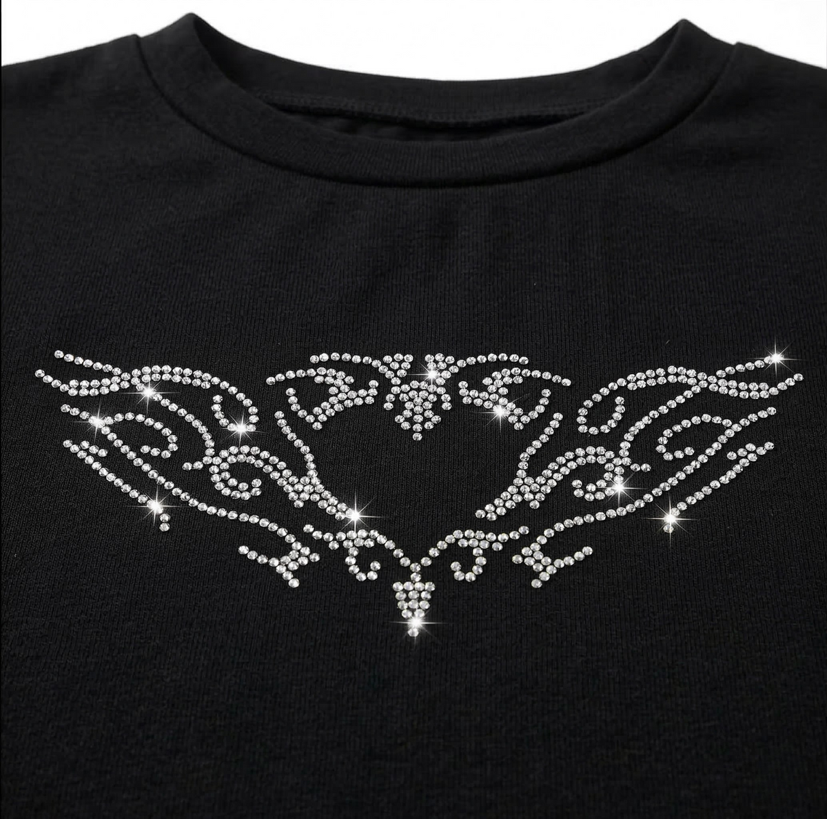 Cropped Midnight Glow Preto