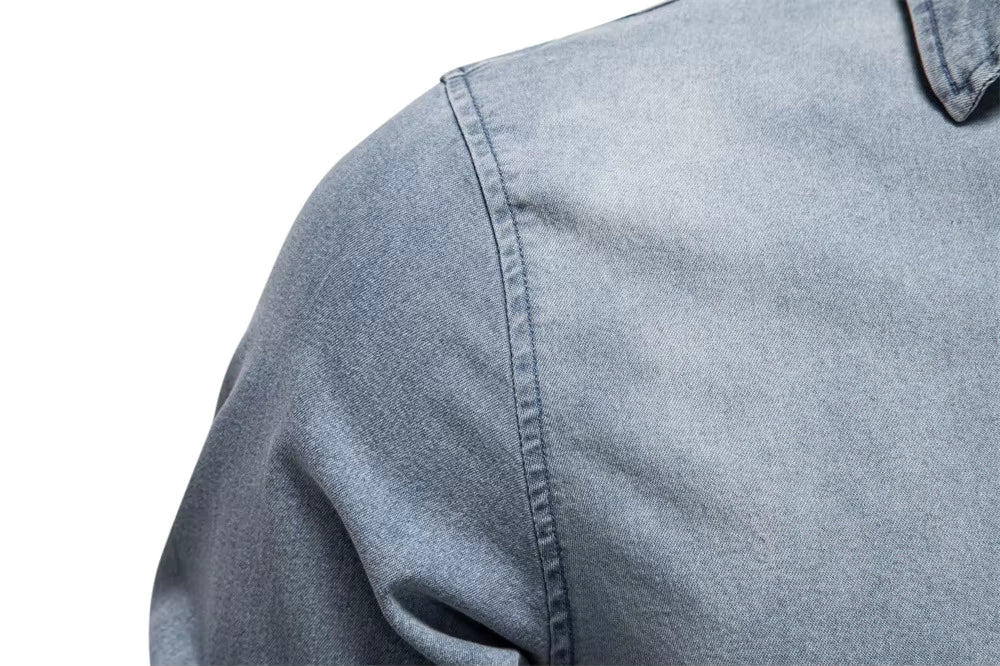 Camisa Linear Denim