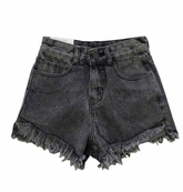 Short Denim Black Dust