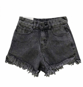 Short Denim Black Dust