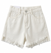 Short Denim White Pearl