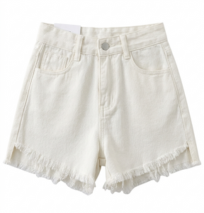 Short Denim White Pearl