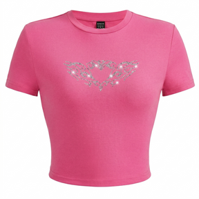 Cropped Midnight Glow Rosa