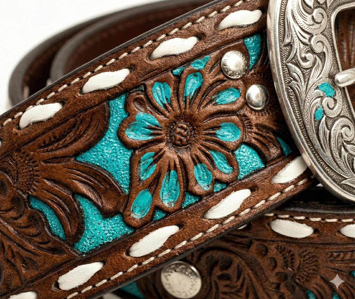 Cinto Floral Rust