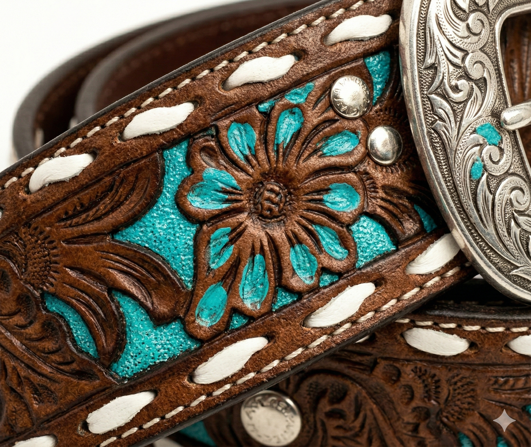 Cinto Floral Rust