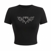 Cropped Midnight Glow Preto