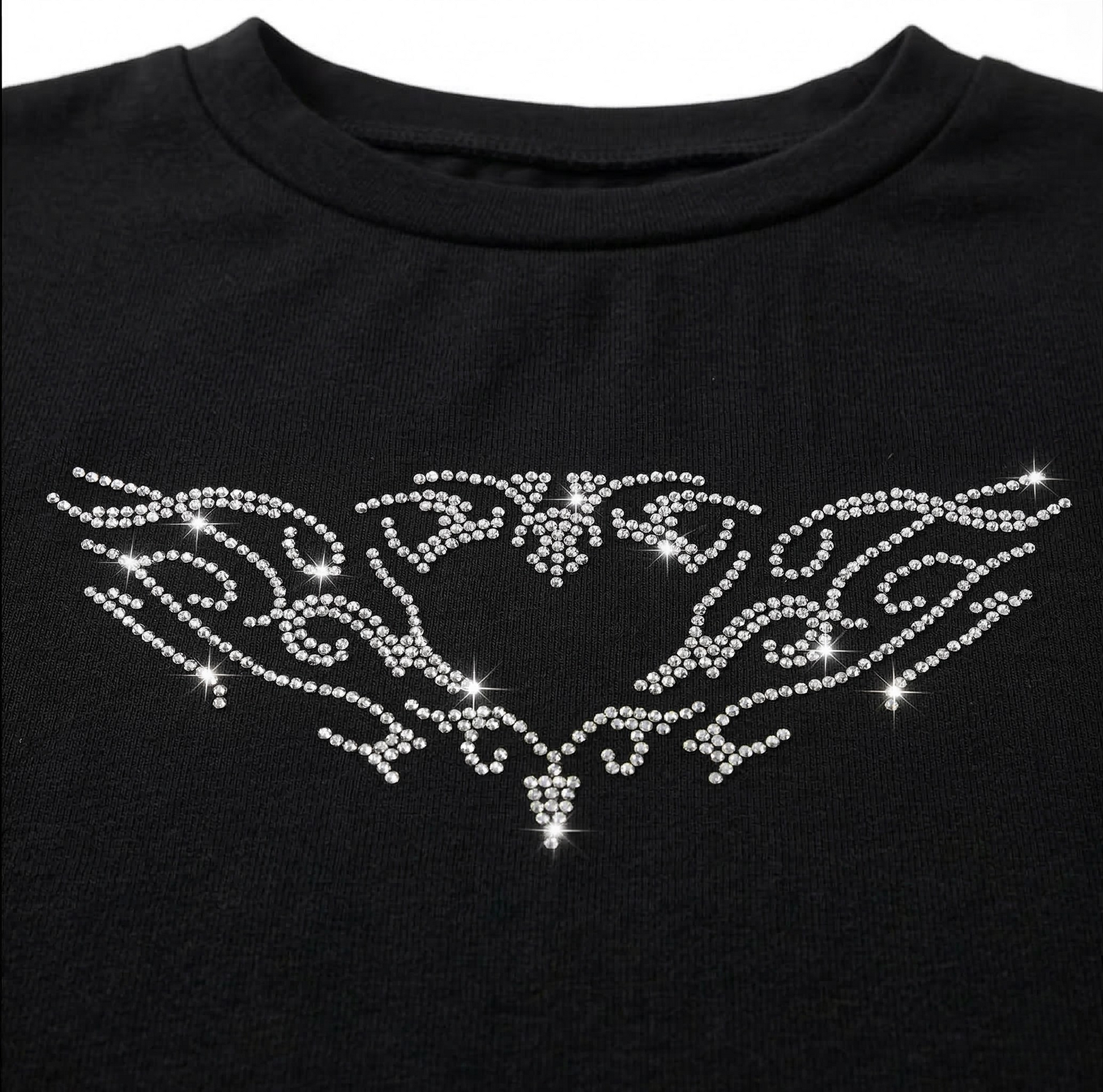 Cropped Midnight Glow Preto