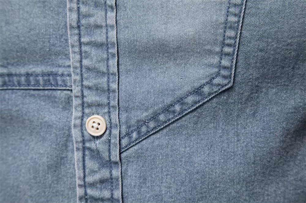 Camisa Linear Denim