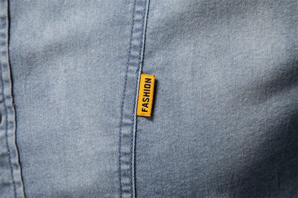 Camisa Linear Denim