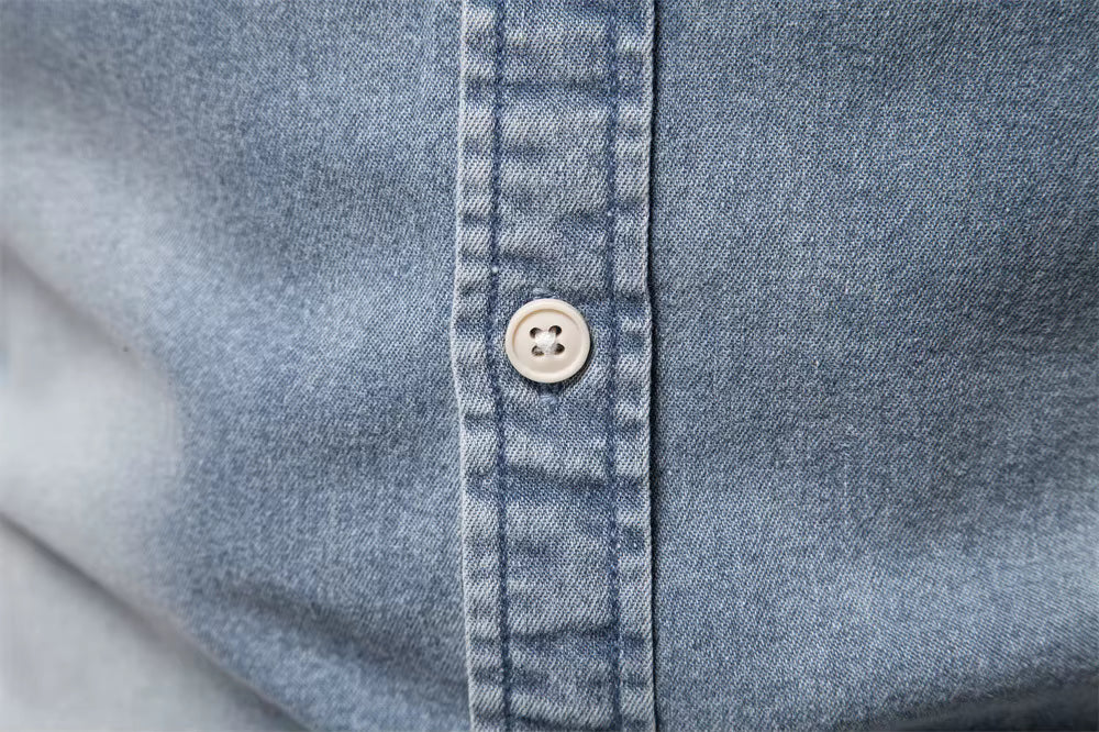 Camisa Linear Denim
