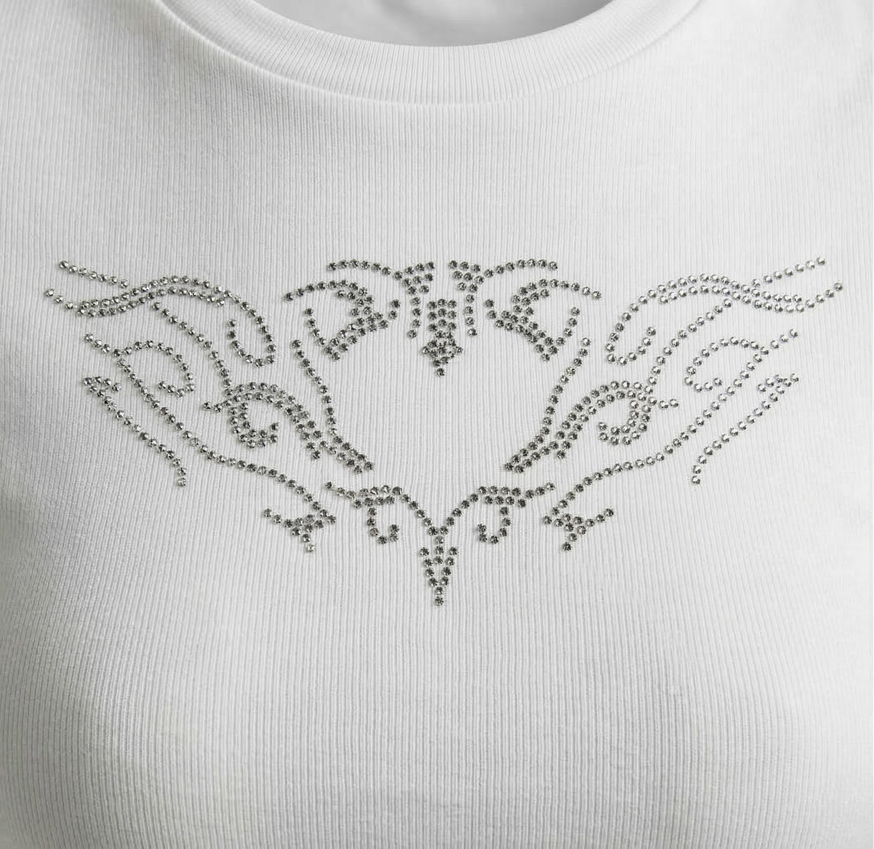 Cropped Midnight Glow Branco