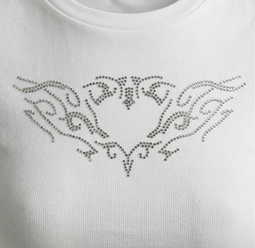 Cropped Midnight Glow Branco