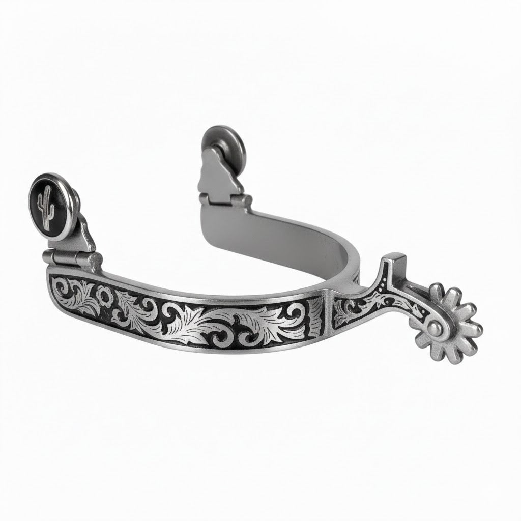 Esporas de Montaria Silver Leaf