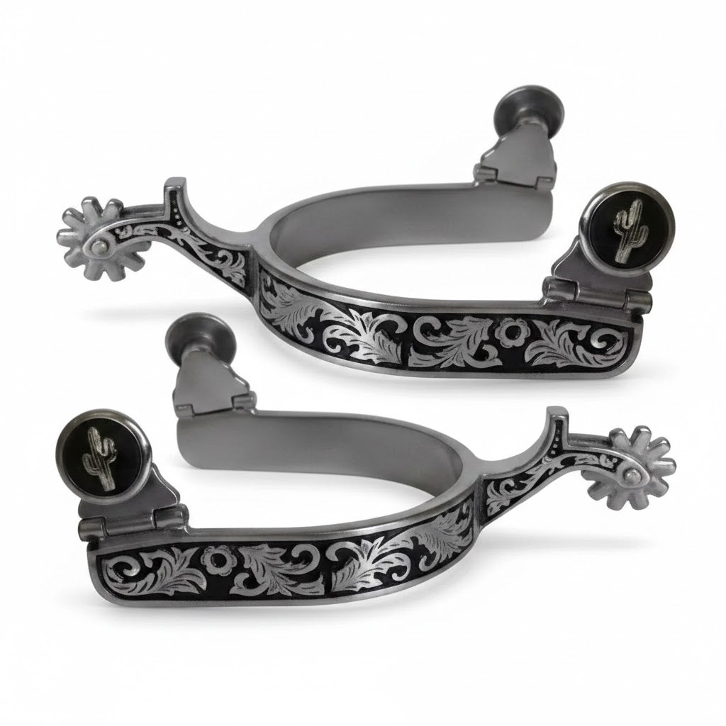 Esporas de Montaria Silver Leaf